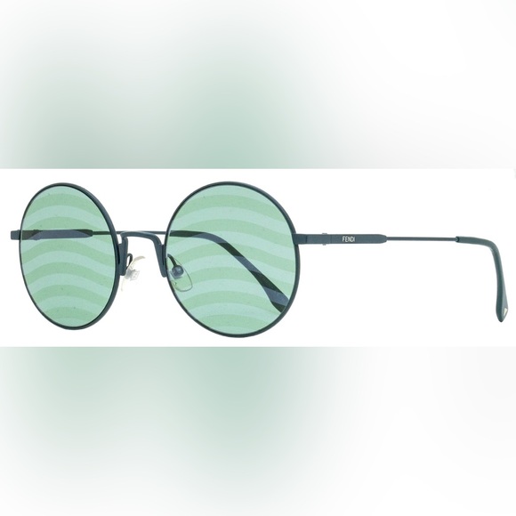 FENDI round wave  green sunglasses ✨ - Picture 1 of 13